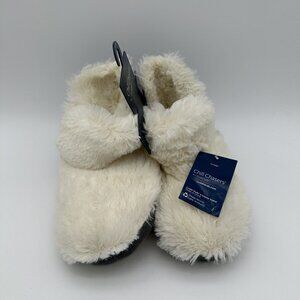 Chill Chasers Cozy Fleece-Lined Faux Fur Bootie Slippers Size S/M